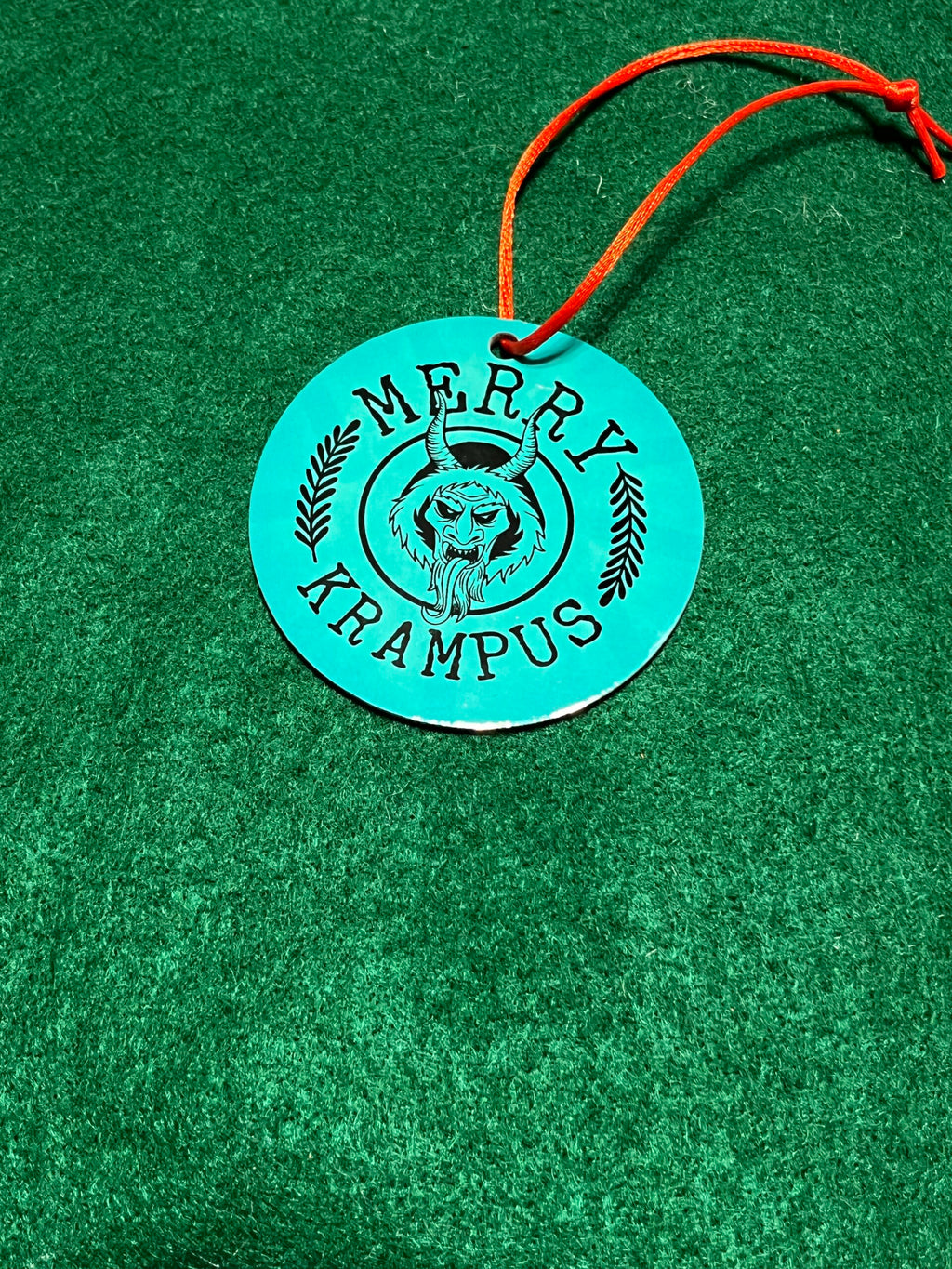 3" Sublimated Krampus Ornaments - Merry Krampus 2 image