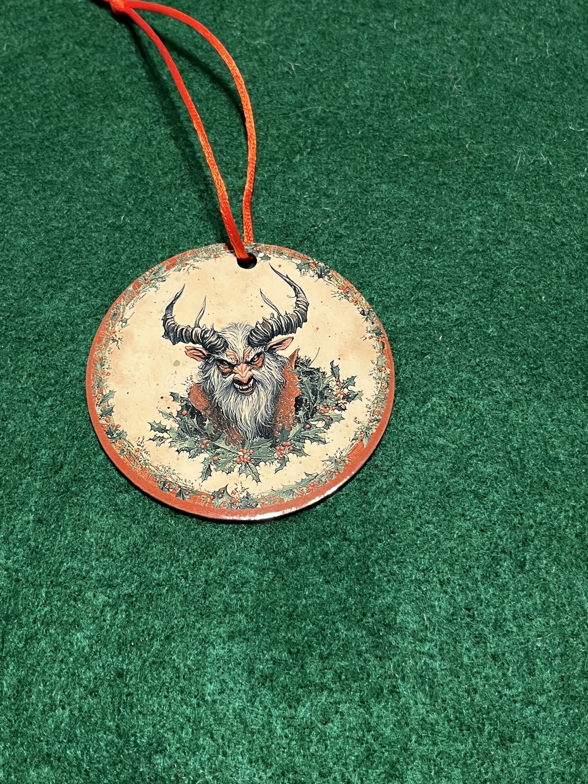 3" Sublimated Krampus Ornaments - Krampus 6 image