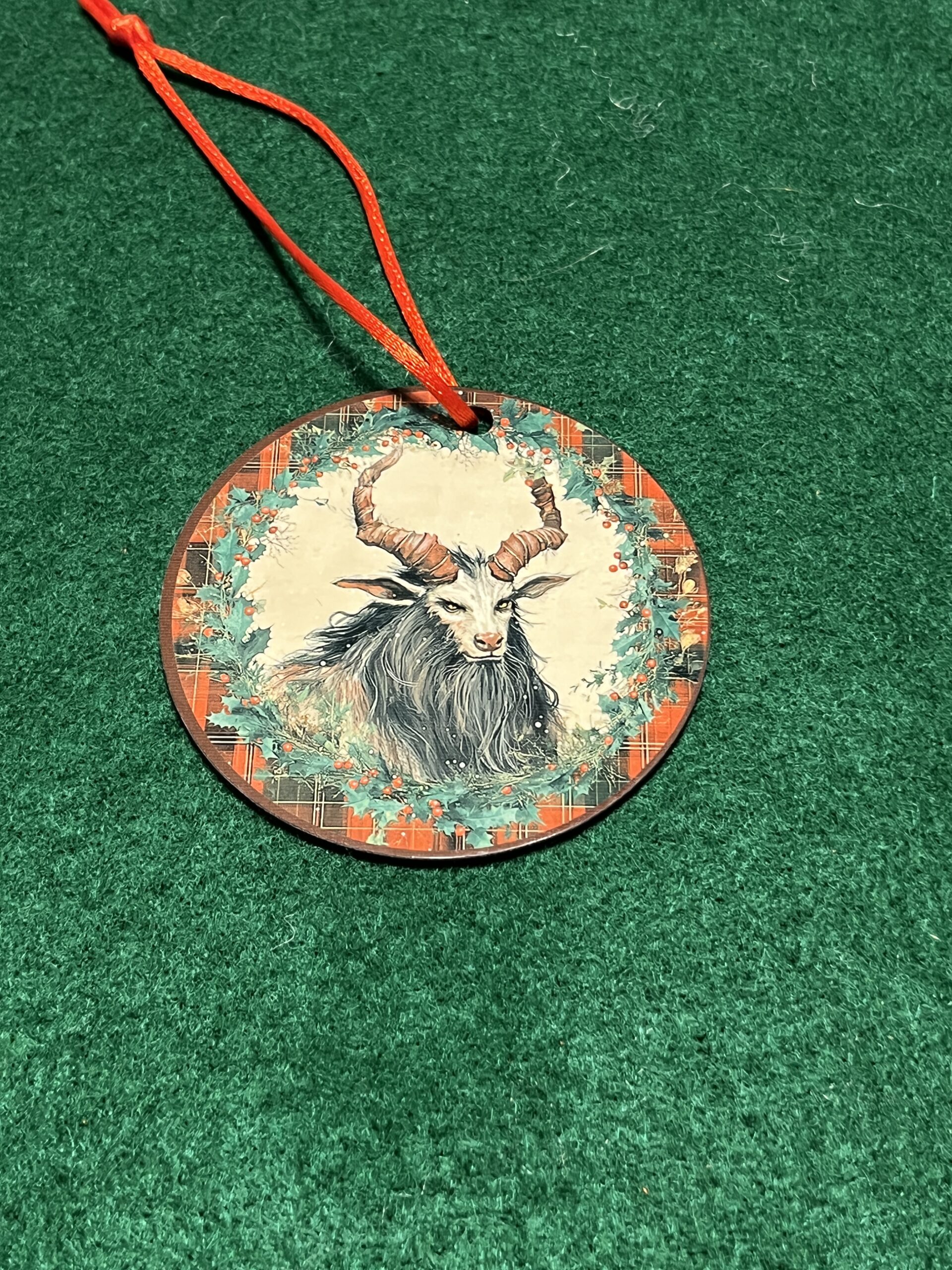 3" Sublimated Krampus Ornaments - Krampus 5 image