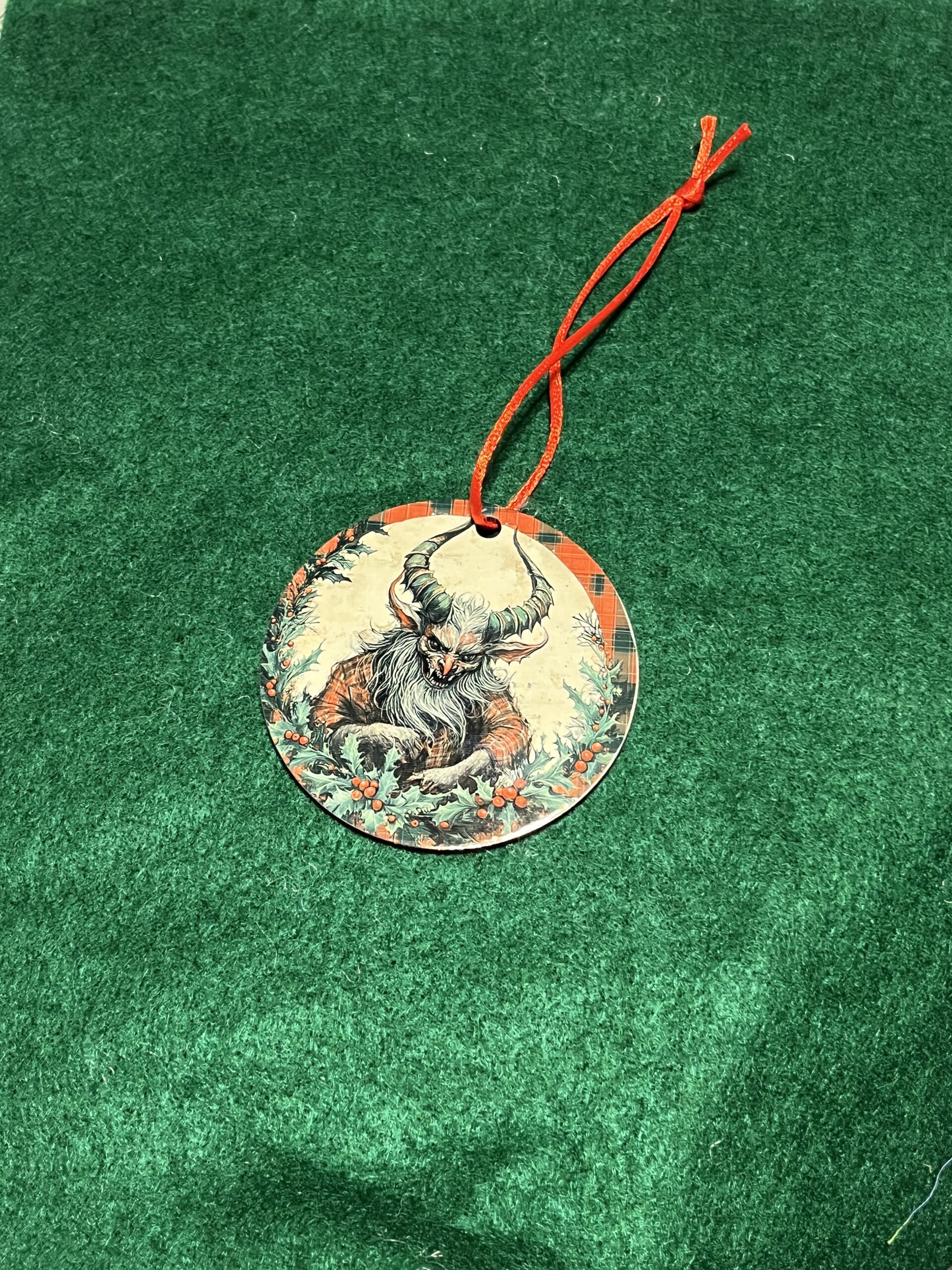 3" Sublimated Krampus Ornaments image 7