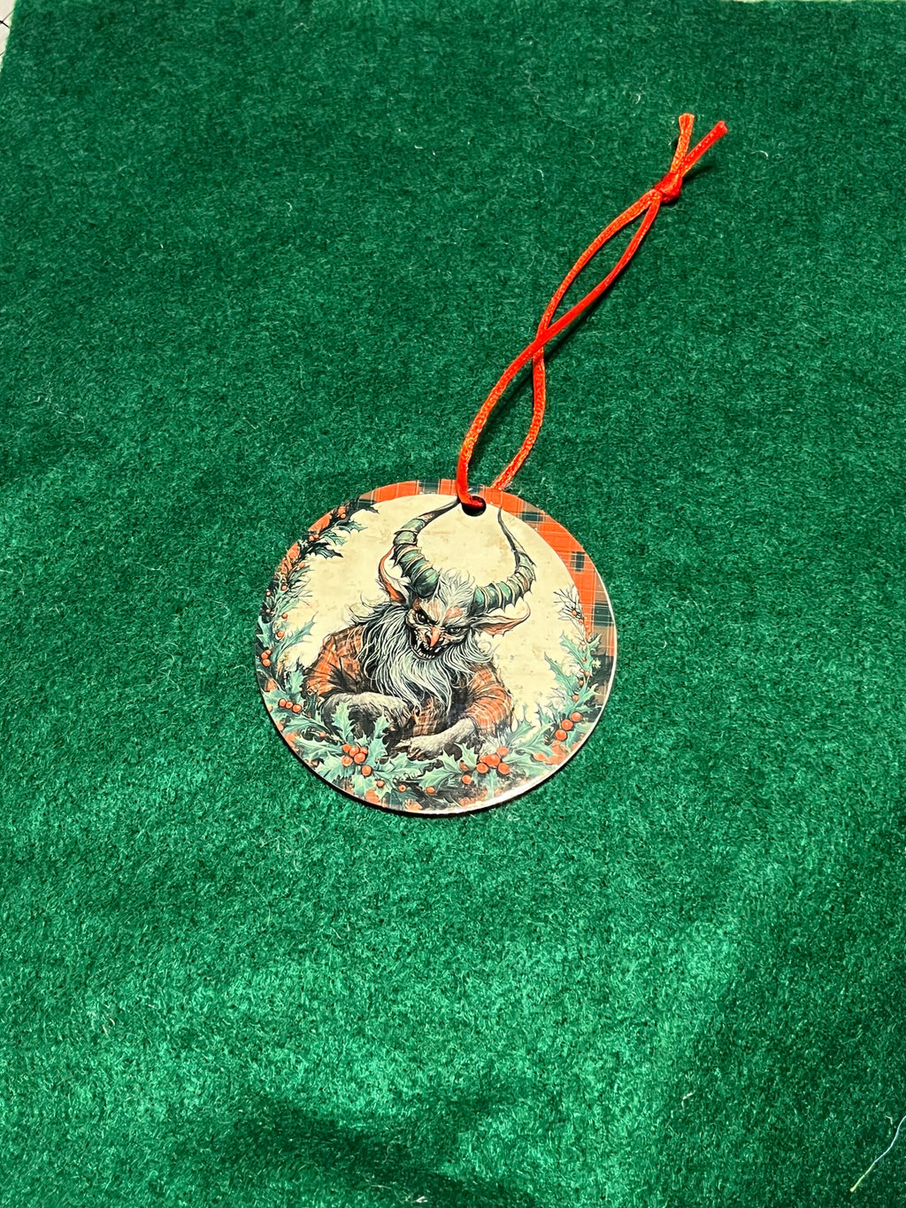 3" Sublimated Krampus Ornaments - Krampus 3 image