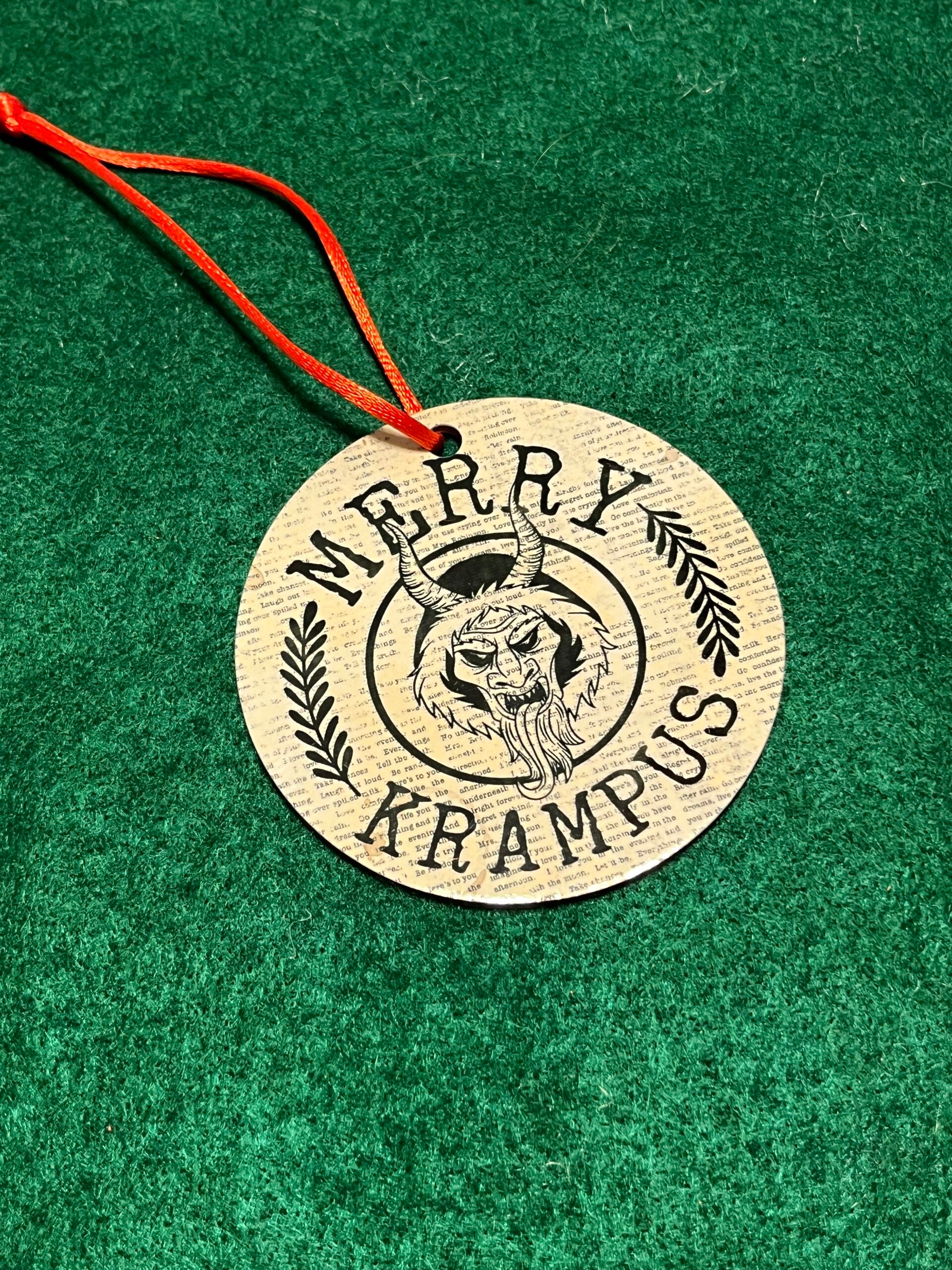 3" Sublimated Krampus Ornaments image 9