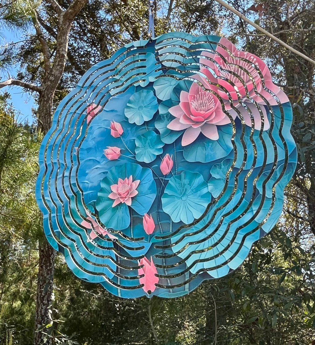 Wind Spinners - Water Lily Fairies, 3 Inch image
