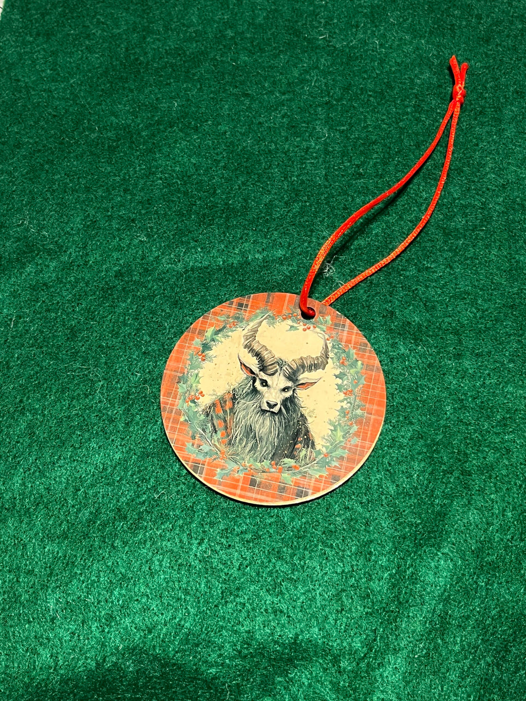 3" Sublimated Krampus Ornaments - Krampus 4 image