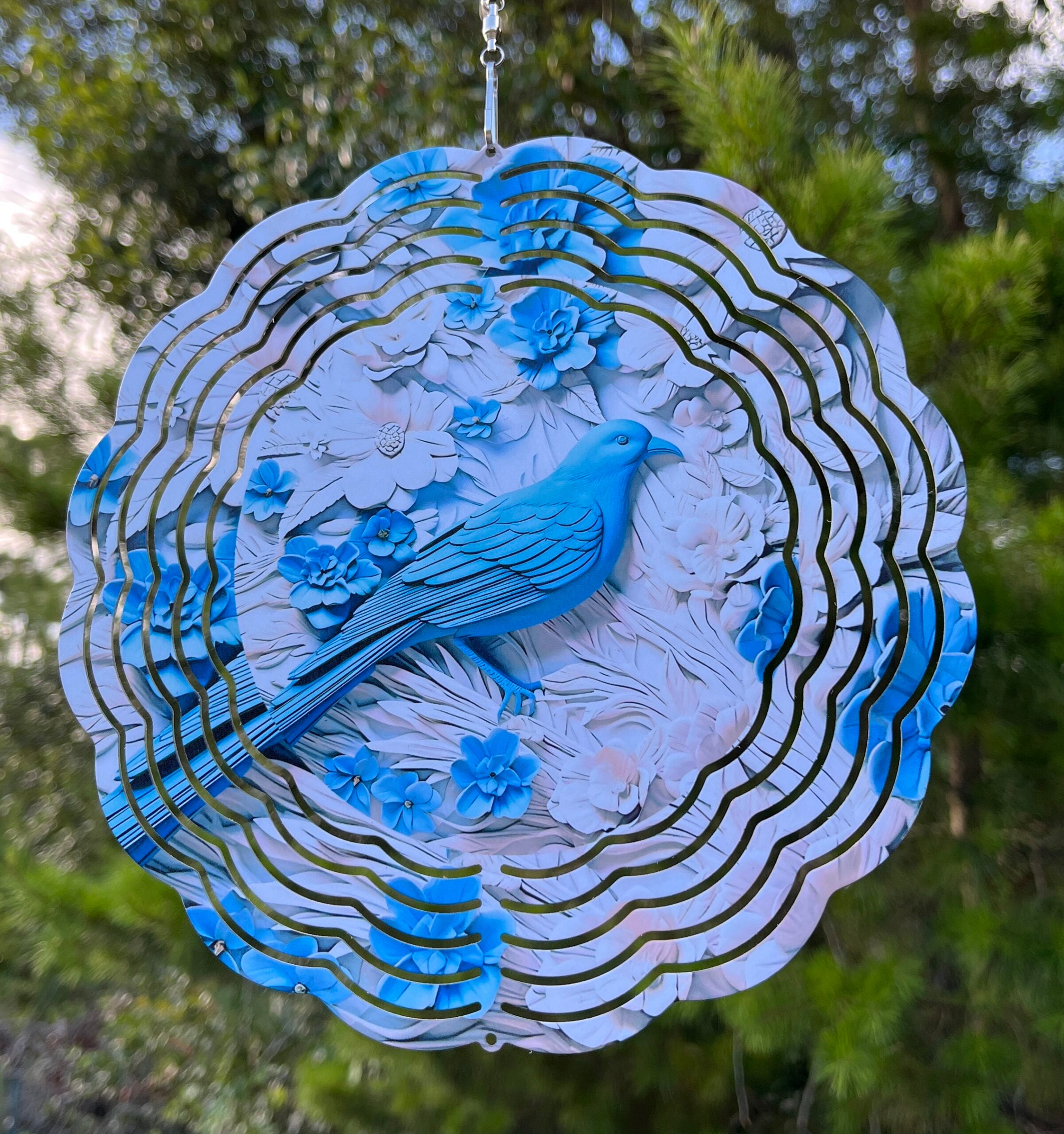 Wind Spinners - Blue Bird 3D, 8 Inch image
