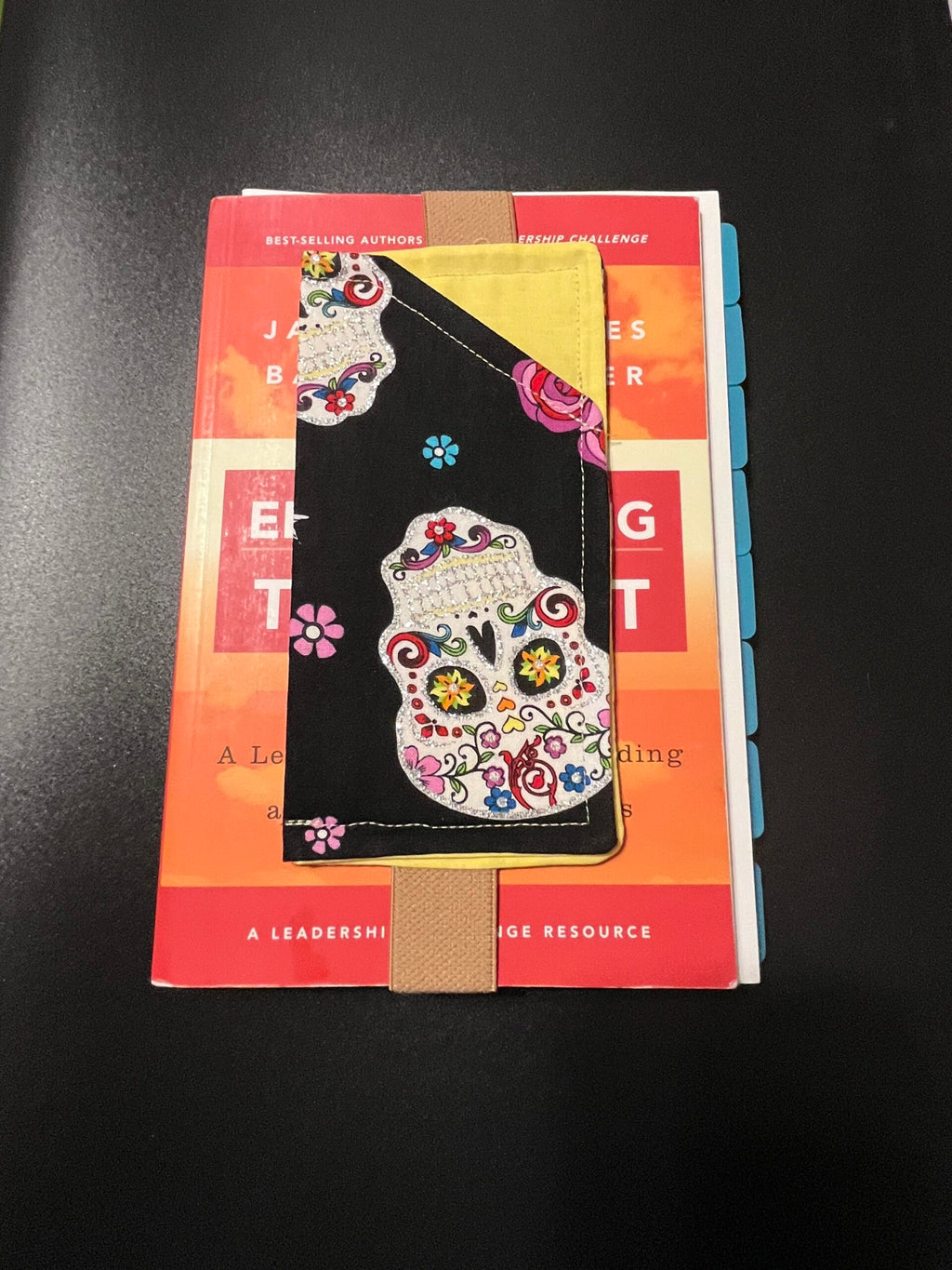 Eyeglass Holder Bookmarks - Glitter Day of The Dead image