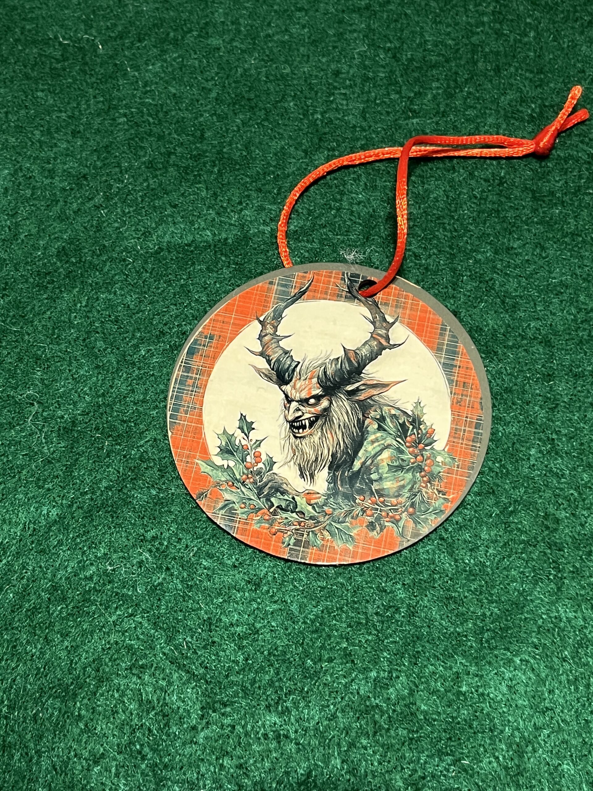 3" Sublimated Krampus Ornaments image 3