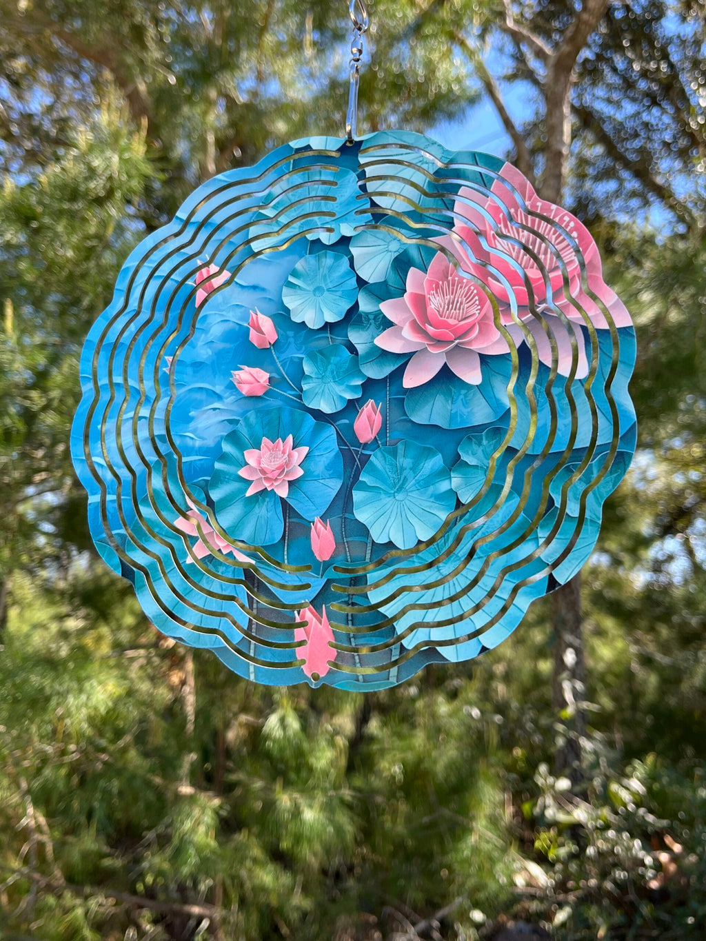 Wind Spinners - Water Lily Fairies, 8 Inch image