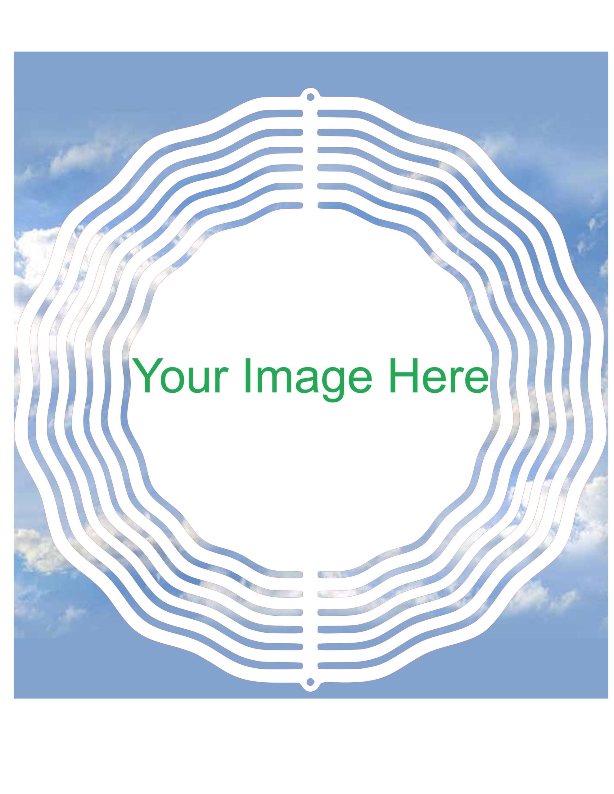 Wind Spinners - Custom 1, 8 Inch image