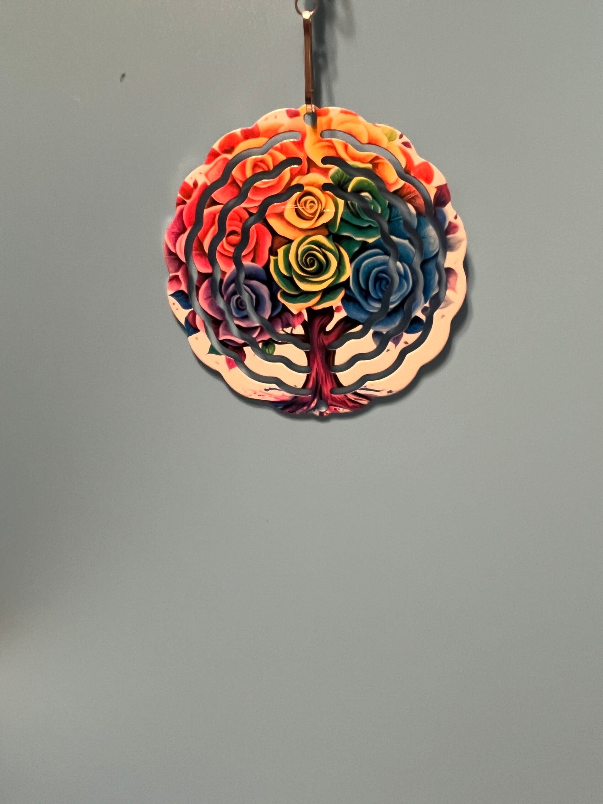 Wind Spinners - Rose Tree of Life, 8 Inch image