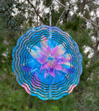 Wind Spinners - Glass Flower, 8 Inch image