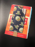 Eyeglass Holder Bookmarks - Baby Yoda "Grogu" on Navy Blue image