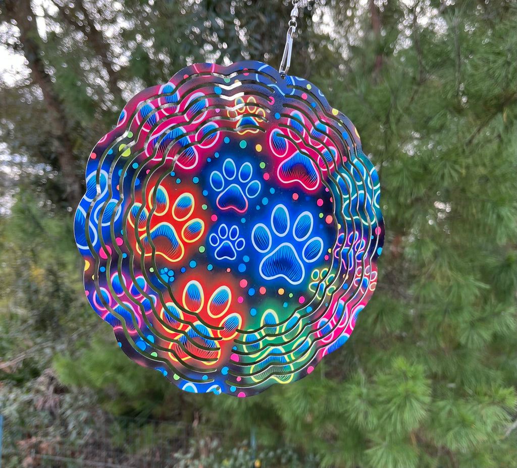 Wind Spinners - Puppy Toes, 3 Inch image