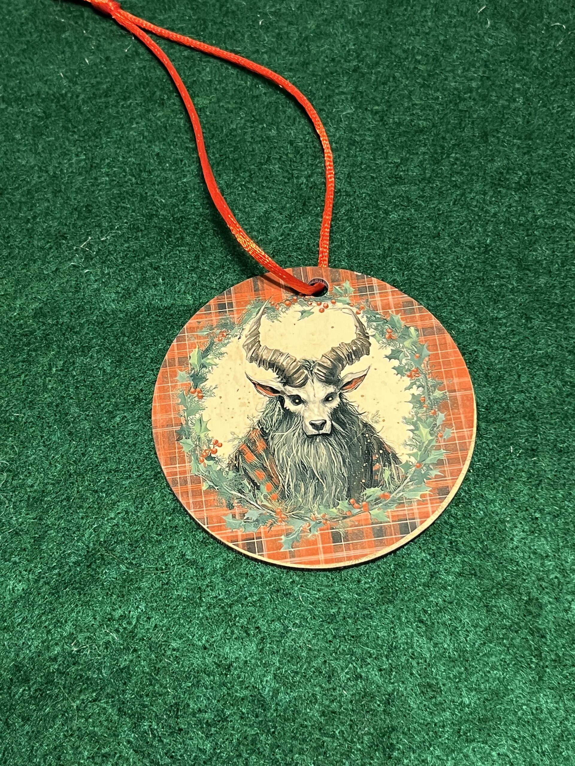 3" Sublimated Krampus Ornaments image 1