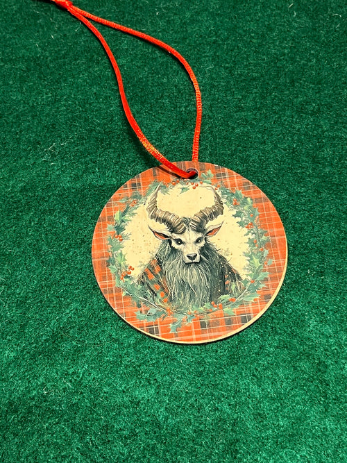 3" Sublimated Krampus Ornaments image 1