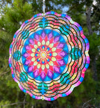 Wind Spinners - Multi-color Mandala, 3 Inch image